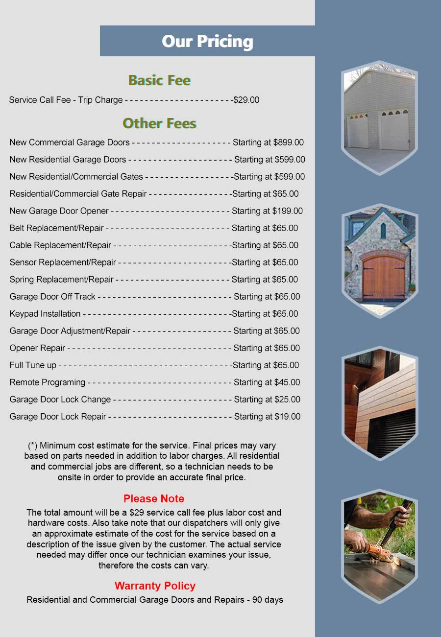 HighTech Garage Door Weston, FL 954-666-0970